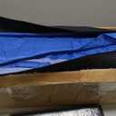 10 ft. x 10 ft. Dark Blue Pop-Up Outdoor Canopy Tent, 3 Adjustable Height with Ropes, 4 Stakes for Garden, Camping