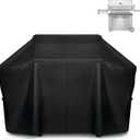 Grill Cover 61665 for Napoleon Prestige PRO 665 Grill, 600D Heavy Duty PU Material Wateproof UV Protected Cover, Velcro Closure, Adjustable Buckled Straps (78" x 28" x 51")