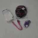 4 Set Halloween LED Mask Light Up Gloves Shoelaces Armbands Light Up Scary Mask Halloween Costume Cosplay Party for Adult Purple