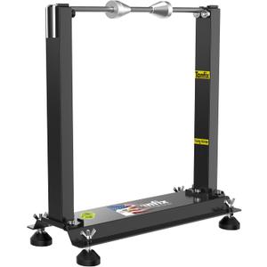 Motorcycle Wheel Balance Stand, Heavy-Duty Single-Axle Wheel Balancing Tool for Static & Dynamic Tire Alignment, Balancer for Sport and Dirt Bike Wheels