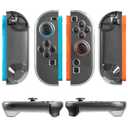4 x RHOTALL Clear Protective Shell Case for Nintendo Switch 2 Controller, Hard PC Transparent Skin Cover for Switch 2 Controller, Non-Slip, Scratch-Resistant