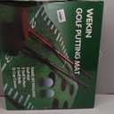 Wekin Indoor Putting Green Mat with 2 Putters, 2 Balls,12 Hole Covers, Golf Training Mat for Party Game, Great Gifts for Men