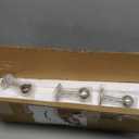 Meetart Crushed Diamond Glass Towel Bar for Bathroom,Set of 2 Towel Rods Wall-Mounted,Towel Racks for Bath Towels,Hand Towels(15.5) (Silver)