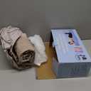 Inflatable Pregnancy Sleep Pillow: for Stomach Sleeping Full Body Mattress with Belly Hole Maternity Airbed for Pregnant Women Pregnancy Rest,Back & Hip Pressure Relief (Khaki)