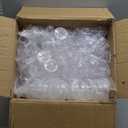 Zopeal 150 Pcs Champagne Glasses 5 oz Unbreakable Plastic Martini Glasses Disposable Liquor Cups Stackable Stemmed Champagne Coupe Shatterproof Party Stem Cups for Wedding Birthday Bar (Clear)