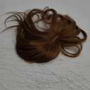 Hair Toppers for Women Real Human Hair-3603D Topper with Bangs for Thinning Hair Clip in Bangs with Upgraded Silk Base Perfect for Daily Wear,510 Light Brown (3D 5x10 Bangs)