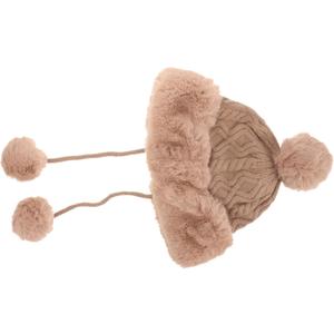 Beanie Hat for Women Comfortable Warm Outdoor Knit Cap Thicken Design for Cold Weather for Daily and Shopping Elegant Breathable Coffee