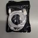 2 x Car Carplay Cable for iPhone 17/Air/17 Pro Max/16/15/Pro Max/Plus, 2-Pack USB to USB C for iPhone 17 USBC Cord, iPad Pro 13/12.9/11 inch, Air 5/4th, Mini 7/6 Gen Car Charger Cable Charging Cord 3FT (White)