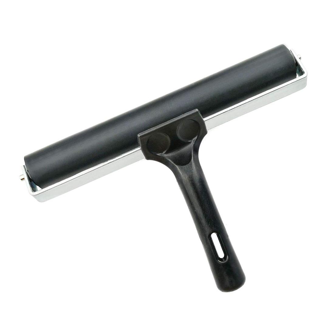 7.9'' Rubber Roller Glue Roller for Anti Skid Tape Construction Tools, Printmaking, Inking and Gluing Applications