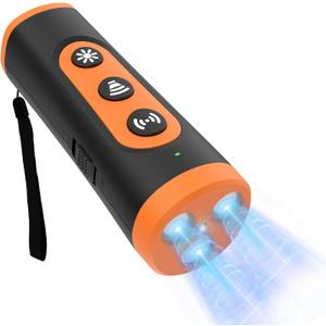 mriya Dog Bark Deterrent Device, Ultrasonic Anti Barking Device Rechargeable Dog Barking Control, Dog Training Stops Bad Behavior, Effective Control Range Ultrasonic 50ft, Safe for Human & Dogs