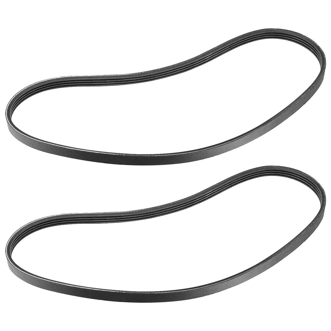 MaxLLTo 2 Pack Replacement Belt for Harbor Freight Central Machinery Mini Wood Lathe 65345 Model (24" Internal Length 4 Rib)