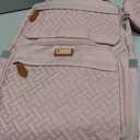 BabbleRoo Diaper Bag Backpack - Travel Large Baby Diaper Bag with Changing pad, Waterproof Baby Bags for Mom & Dad, Unisex Bags with Pacifier Case, Luggage Strap & Stroller Clips Pink