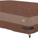 DUCKCOVERS Ultimate Waterproof 56 Inch Rectangular Fire Pit Cover, Outdoor Firepit Cover, 56"L x 38"W x 24"H