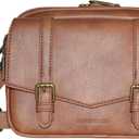 Women‘s Anti Theft RFID Blocking Small Vegan Leather Crossbody Bag Travel Purse With Built In Wallet Messenger Bag