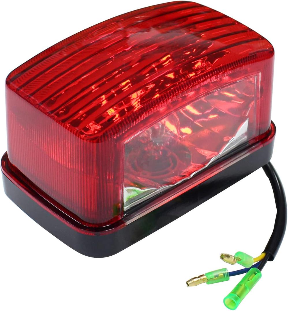 ApplianPar Rear Brake Tail Light for Yamaha Rhino 450 660 700 Big Bear 400 250 Kodiak 400 450 700 Bruin 350 YFZ 450 Viking