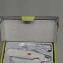 2-in-1 Dog & Cat Nail Clippers and Grinder with Light Upgraded Safety Guard to Avoid Overcutting, Sharp Blade, Painless Quiet Pet Nail Claw Trimmers, Professional Grooming Tool for Large and Small Pets (White)