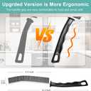 Crevice Cleaning BrushHard-Bristled Grout Brush2024 New Multifunctional Gap Cleaning Brush ToolDead Corners Brushes for Bathroom Kitchen Tiles Window Door Slots3pcs