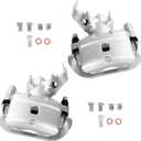 cciyu Rear Left & Right Brake Calipers Assembly w/Bracket 19B2754 19B2755 2000 2001 2002 For Toyota For MR2 Spyder