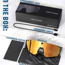 V06 Smart Glasses for Men, Sport AI Camera with EIS+Gyro Stabilization, Polarized Lenses for Cycling, Dual-Mic Noise Cancelling, IP66 Weatherproof, 4GB RAM, AI Glasses with Chat GPT