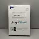 Pink Elongated Toilet Seat Natural Wood Toilet Seat with Zinc Alloy Hinges, Easy to Install also Easy to Clean, Scratch Resistant Toilet Seat by Angol Shiold (Elongated, Pink)