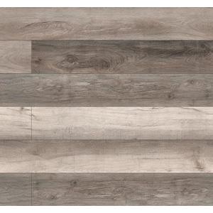 MSI McKenna 7 in. x 48 in. Luxury Vinyl Flooring, Rigid Core Planks, LVT Tile, Waterproof LVT, Wood Grain Finish, Camden Beige, 12 MIL Wear Layer, 5 mm Thick, 23.77 sq.ft/Case
