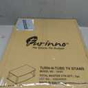 Furinno Turn-N-Tube Multipurpose 2-Tier Printer Stand Display/Elevated TV Stand, Espresso/Black (Espresso/Black)