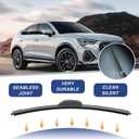 28"+14" Windshield Wiper Blades Replacement for Toyota Corolla 2020-2023 Hyundai Elantra 2016-2011 Prius C 2019-2012 Honda Fit 2020-2009 Forte 14-18 All-Season Wiper Blades(Hook)