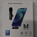 Wireless Tie Mic for iPhone iPad Mini Micro Smartphone for Youtube Facebook Interview Podcast Blog Vlog, Microphone-Tie Mobile Phone for Video Recording