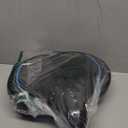 Oversized Bike Seat for Men & Women Comfort, Extra Wide Bicycle Seat Cushion, Comfortable Soft Padded, Large Replacement Saddle for Peloton, Stationary Exercise Bike, Cruiser, City Bike, Ebike (Blue)