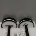 2PCS Cordless LED Rechargeable Table Touch Lamp,3 Color Stepless Dimming,Built-in 5000mAh Battery Table Light, Ambient Light for Restaurant Patio Office Dorm Terrace Outdoor Party Bar Cafe Desk(Black)