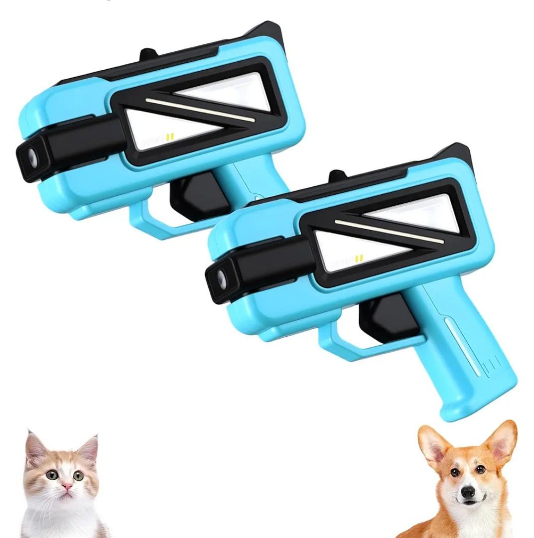 Geelin 2 Pack Squirt Spray for Cats Dogs Training Squirt for Cats Deterrent Water Spray Pistols for Dogs Pets Training(Square Style,Blue Black)