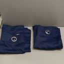 NICETOWN Blackout Curtain Panels, Window Treatment Energy Saving Thermal Insulated Solid Grommet Blackout Drapes/Draperies (Navy, 1 Pair, 42 by 50-inch)