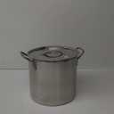 IMUSA USA Stainless Steel Stock Pot 20-Quart, Silver (20.5 Quarts)