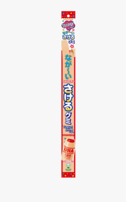 UHA MIKAKUTO LONG SAKERU STRINGY GUMMY YOGURT NYUSANKIN Pack of 10, BB Date: 2025/12/25
