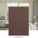 SEEYE Cordless Mini Blinds Aluminum Venetian Blind Horizontal Window Shades, 1" Slat Size - Rooming Darkening Blinds Anti-UV & Waterproof for Bedroom, Office, Easy to Install, 20" W x 64" H, Brown