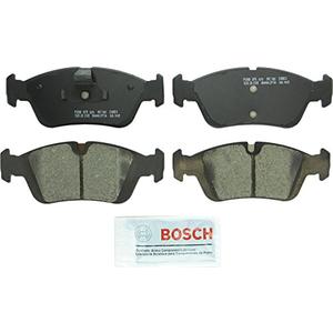BOSCH BC781 QuietCast Premium Ceramic Disc Brake Pad Set - Compatible with Select BMW 323i, 325Ci, 325i, 325xi, Z4; FRONT