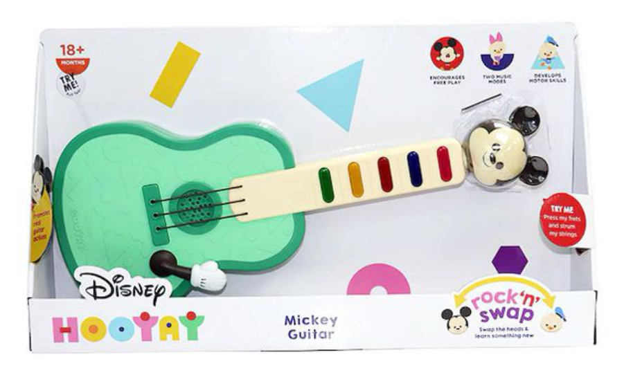 Disney Hooyay Mickey Mouse Rock N Swap Musical Guitar