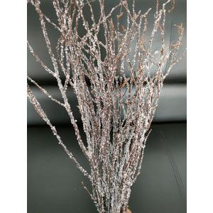 Decorative Birch Branches, 23 Inch Brich Stems for Wedding Decor,Dried Twigs for Christmas Decor (Snowflake Implant)