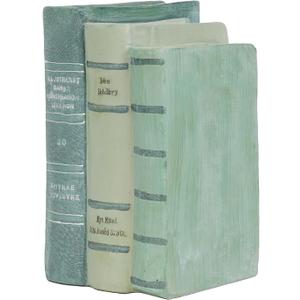 Guichifun Decorative Books Living Room Dcor - Resin Sage Green Faux Books Fake Modern Home Decoration for Bookshelf Coffee Table Dcor 5.5 x 4.5 x 7.5 Inch