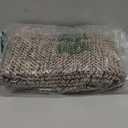 Collive Long Carpet Runners for Hallways 2.6x8ft, Washable Kitchen Rug Indoor Sink Rug, Natural/Black Woven Entryway Runner Rugs Low-Profile Front Door Floor Rug for Laundry Room Bedroom Outdoor Decor