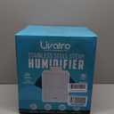 Stainless Steel Humidifier, 3L Warm Mist Humidifier, Easy Clean with Warm Steam Humidifier, Healthy Air Mist Humidifiers for Bedroom Living Room, with Sleep Mode and Auto-off Setting