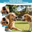 Qianyu 50 PCS Puppy Chew Toy Knot Rope Dog Toys Dental Dog Teething Chew Ropes Multi Color Cotton Interactive Toys Chewers Supplies for Small and Medium Dogs Pet Boredom