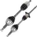 SCITOO Pair (2) Front CV Axle Shaft Assembly Fit for Nissan For Murano 3.5L 2009-2014 Front Left Driver and Right Passenger Side NCV53993,66-6301,66-6302 FWD 2PCS