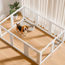EVERFRONT Clear Acrylic Dog Playpen - Clear Dog Play Pen - Easy Assemble Acrylic Dog Enclosure - Puppy Playpen, Cat Playpen, Small Animal Playpen, Dog Fence Indoors (30",10-Pack)