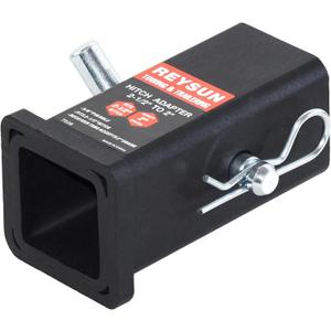 864028 REYSUN Trailer Hitch Adapter Hitch Reducer Sleeve from 2-1/2 inch to 2 inch, with Hitch Pin and Clip