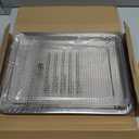 Baking Sheet with Wire Rack Set, 15.35''x 11.5'' Stainless Steel Cookie Sheet and Cooling Rack, Non-stick Cooking Pan with Grease Mesh Strainer Kitchen Bakeware for Smoker and Grills,Oven Safe