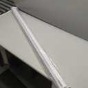 Joydeco Cordless Zebra Blinds for Windows, Dual Layer Light Control Window Blinds with Light-Proof Aluminum Cover, Free-Stop Roller Shades for Home & Office (White,52" W x 75" H)