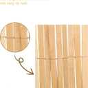 4ft x 13ft Natural Bamboo Slat Screening Roll, Outside Bamboo Privacy Fencing, Privacy Screen Panels for Garden, Outdoor