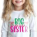 Big Sister Shirts for Girls Gifts Promoted to Big Sister Announcement Shirt Toddler Cut T-Shirt 100