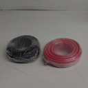 Iron Forge Cable 4 Gauge Wire - 2 Pack 50ft Copper Clad Aluminum Primary Wire - 4 AWG Heavy Duty Cables for Battery or Automotive - 1 Red and 1 Black